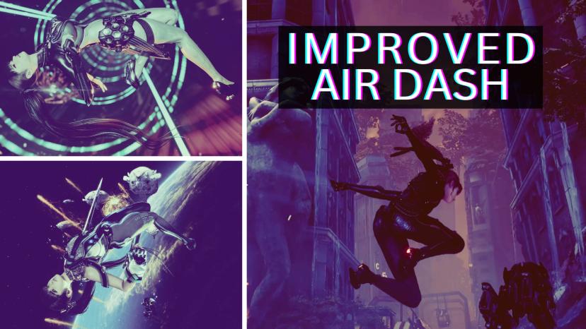 Improved Air Dash mod addon