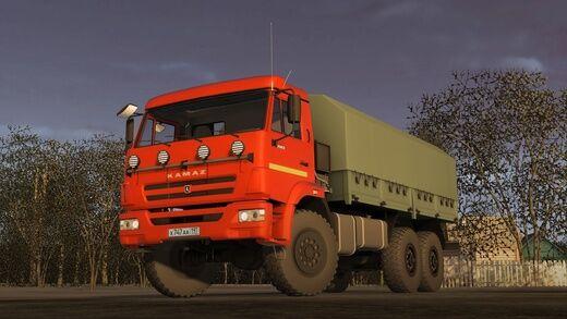 Авто КАМАЗ 43118 6×6 V2.0 addon