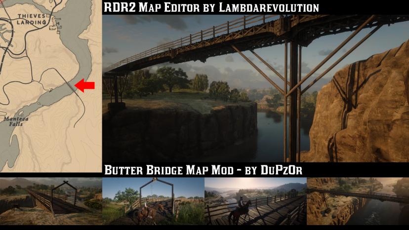 Butter Bridge - crossing the San Luis River with Mexico addon