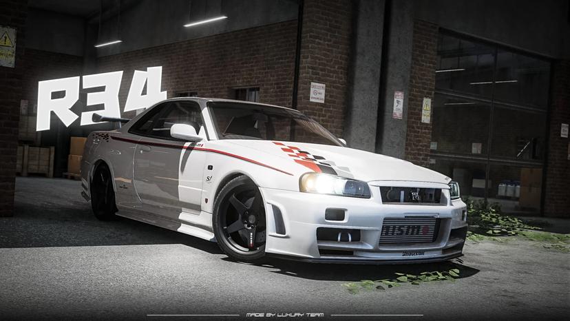 Modificación del Nissan Skyline R34 GT-R addon