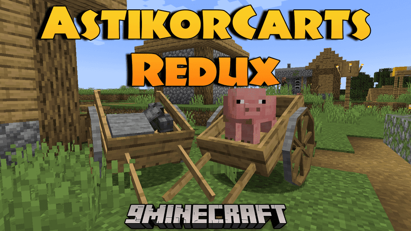 AstikorCarts Redux Mod (1.20.1) - Исследуйте эффективный транспорт, Minecraft! addon