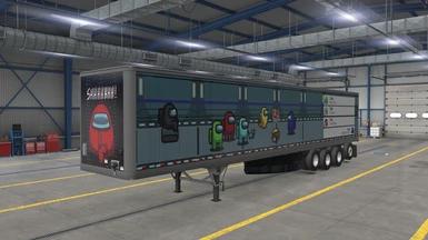 Diseño de tráiler de Among Us con guardabarros/Mod addon