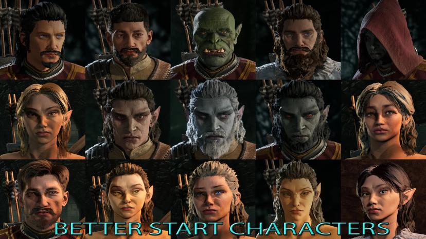 Best Starting Characters addon