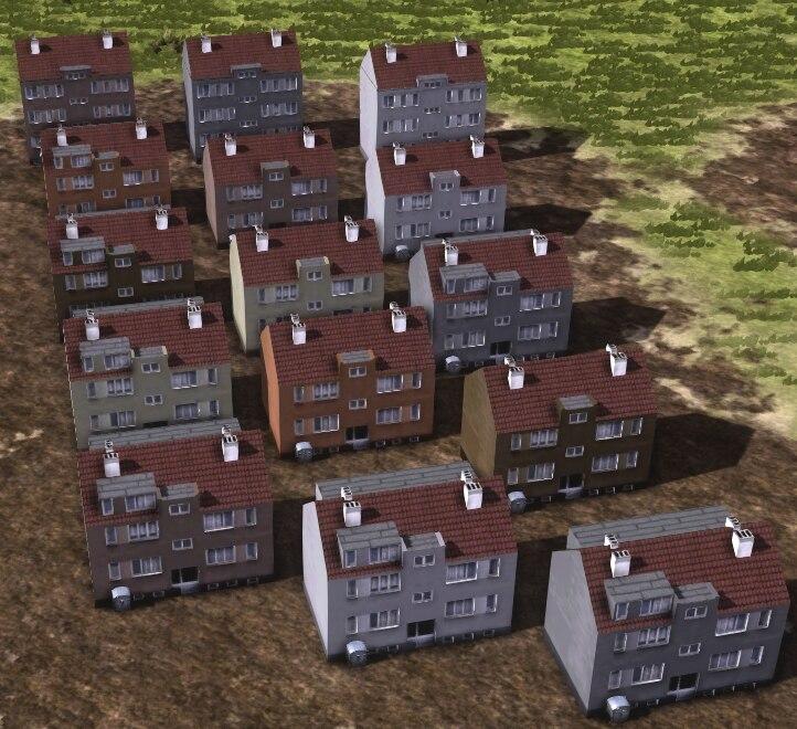 [Pack 1] Скины для немецкого жилья низкой плотности (30s) addon