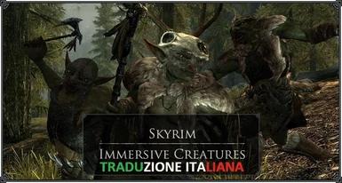Skyrim Immersive Creatures Special Edition - translation from Italian. addon