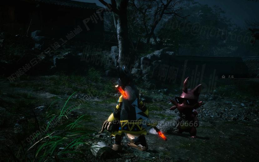 Каттива (Palworld) заменяет Пигси (Zhubajie) addon