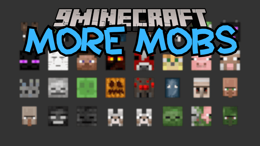 More Mobs Mod - more mob heads addon