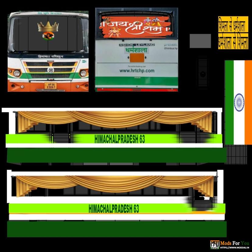 Ashok Leyland HRTC Shimla addon