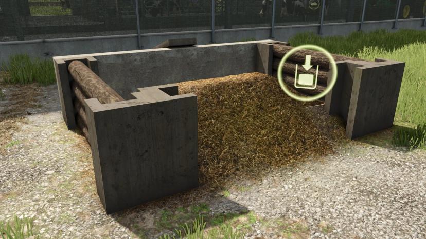 Manure pile for small farms addon