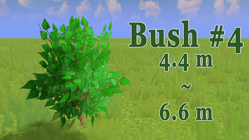 Bush #4 (4.4m ~ 6.6m) (by Breeze) addon