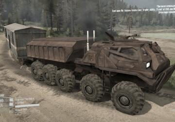 EDF Supply Truck (SCI-FI) version 11.07.18 for Spintires: MudRunner (v18/05/21)/Mod addon