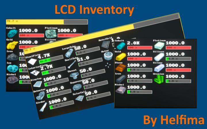 LCDInventory" for Space Engineers/Mod addon