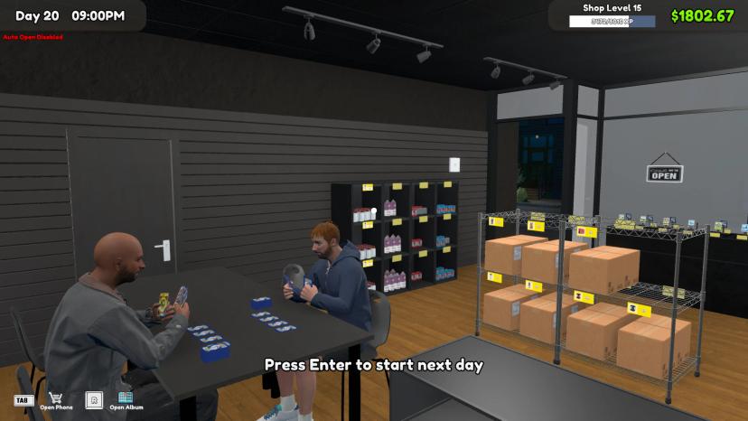 Modern interior of DBG store addon