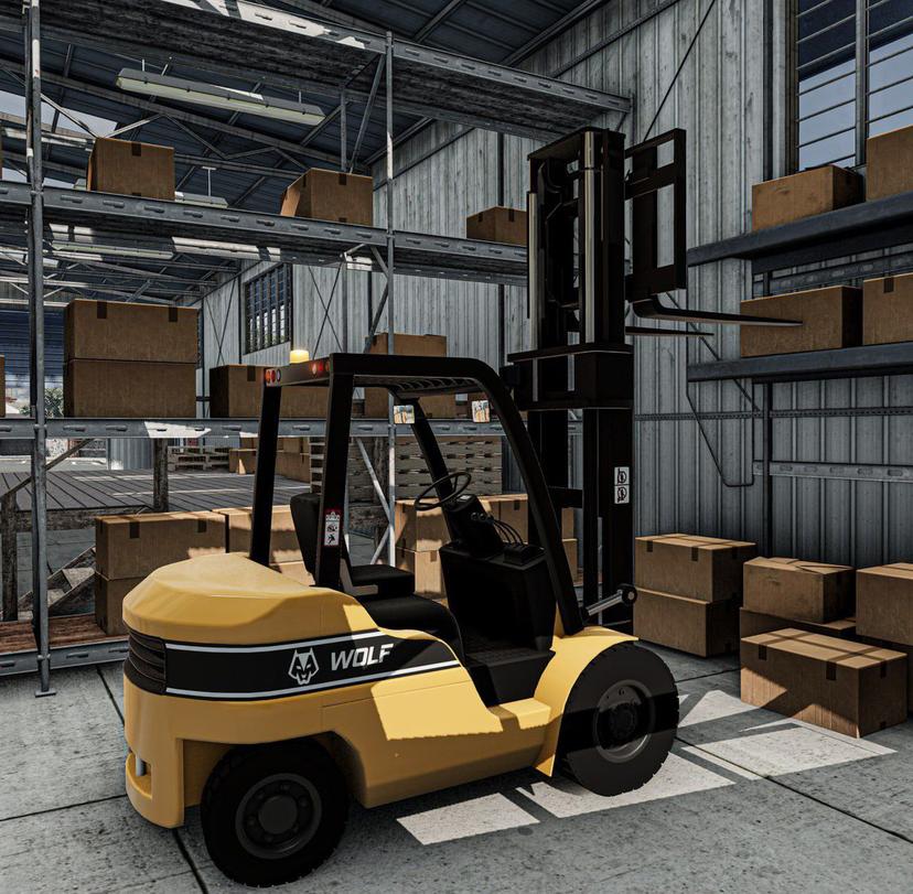 WOLF HEAVY INDUSTRIES MEDIUM FORKLIFT TRUCK (0.34.X) addon