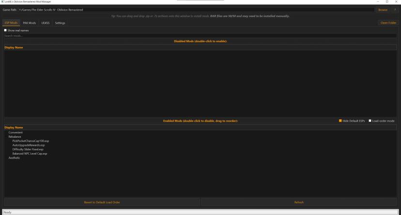 Oblivion Remastered Mod Manager by jorkXL addon