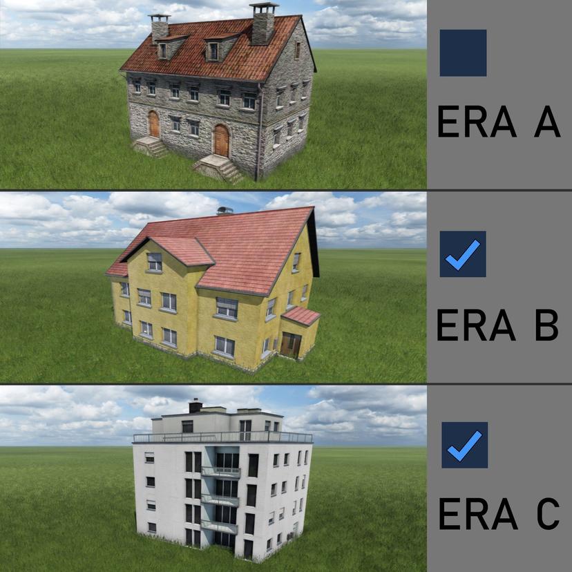 Urban filter (era) / Mixed buildings addon