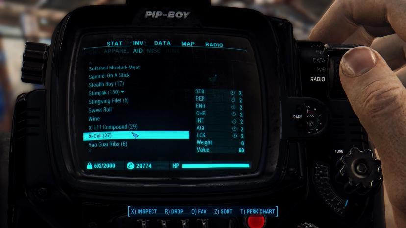 Weightless food products Chem AID and Nades addon
