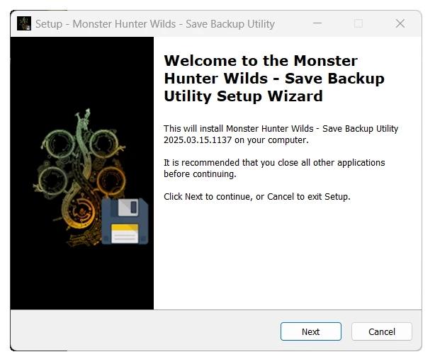 Monster Hunter Wilds - Backup Utility addon