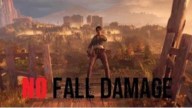No damage from falling DL2 addon