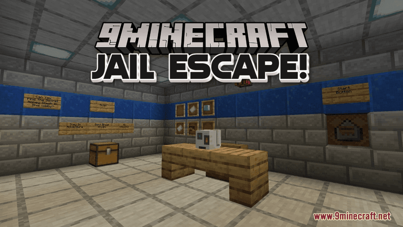 Jail break! Maps (1.20.4, 1.19.4) - Thrilling jailbreak drama addon