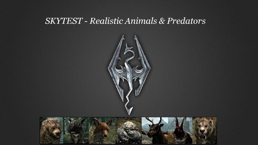 SkyTEST - Realistic animals and predators SE addon