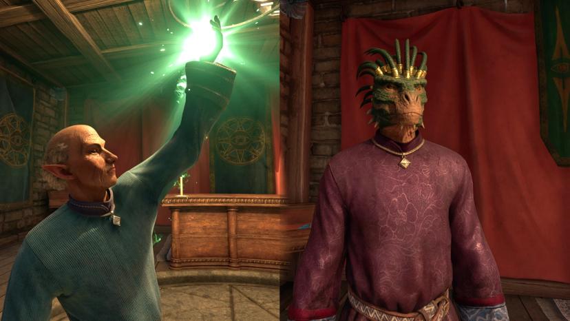 Mages wear robes (Mage Guild gear rework) addon