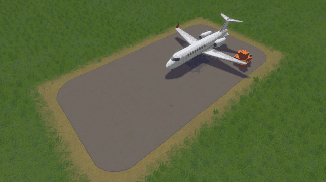 Private Jet Parking 2x4 1 addon