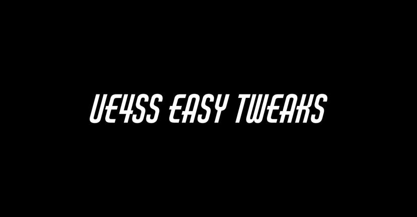 Simple UE4SS settings addon