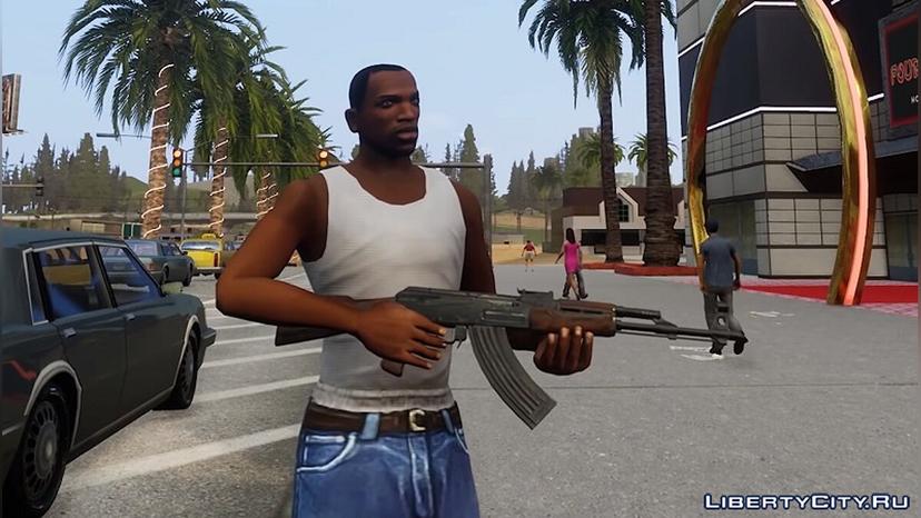 Реальный AK-47 (HD) addon