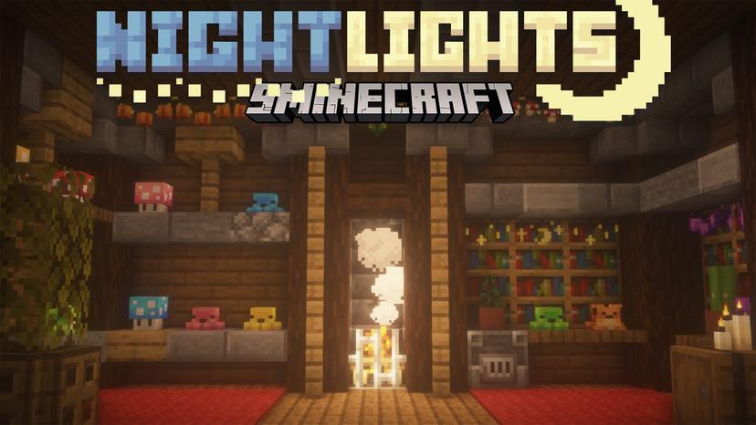 Night Lights Mod - decorative colored lamps addon