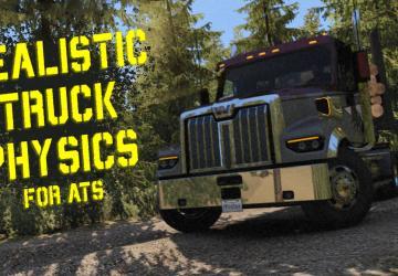 Realistic Physics Mod version 9.0.5 for American Truck Simulator (v1.51.x/Mod addon