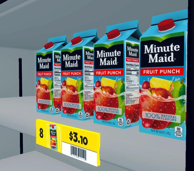 NOW BROKEN WITH NEW UPDATE - Minute Maid Fruit Punch addon