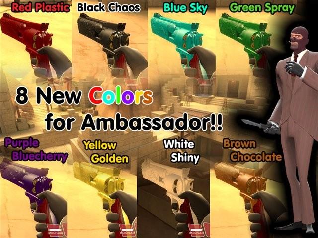 Replacement with another color Ambassador(8 colors) addon