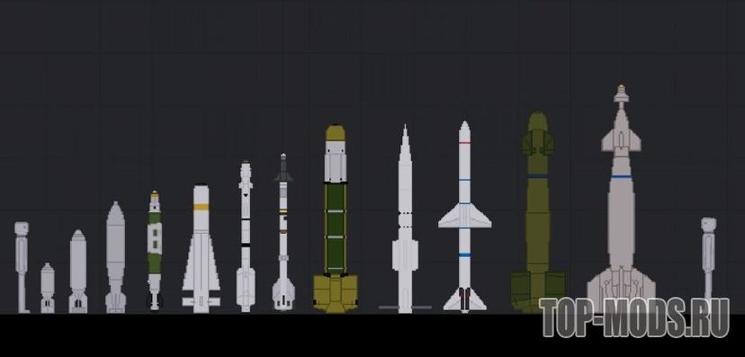 "Bombs & Missiles Pack by Palto" mod addon