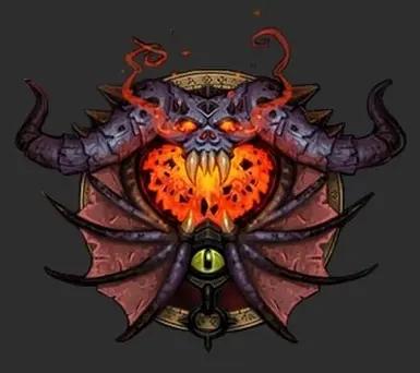 The Warlock class is from World of Warcraft (WoW) addon