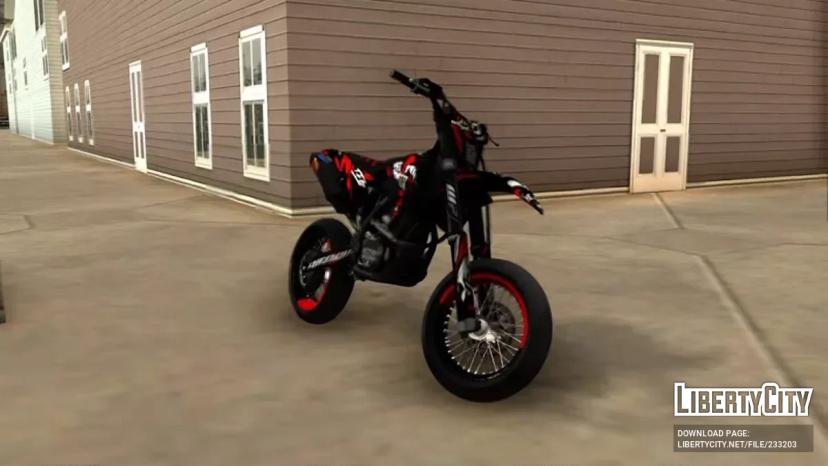2021 KTM 450 EXC-F Bold. Supermoto Decals (+Android) mod addon