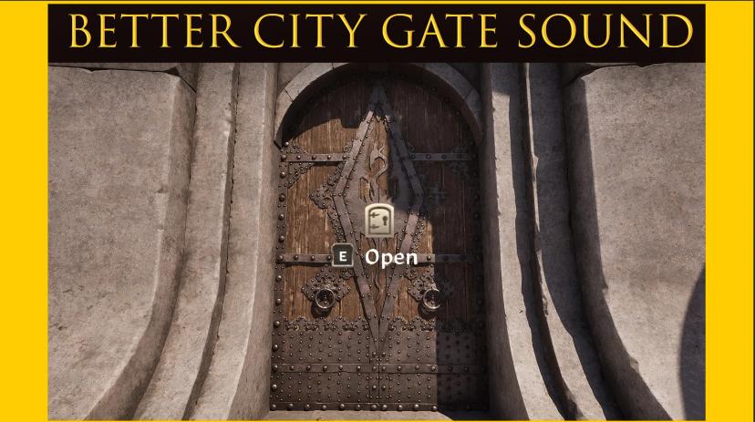 Best City Gate Sound Effect addon