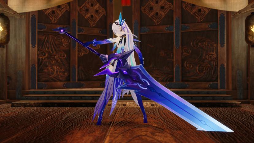 Genshin's Strike Sword with Weapon (GS) addon