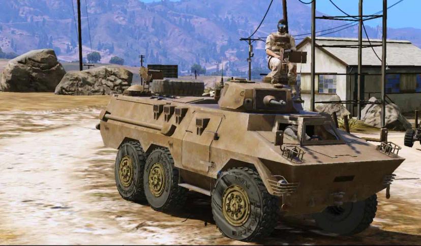 Modification of the Ratel Command TNI-AD military tank for BUSSID addon