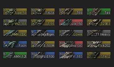 Tank icons from Djon_999 for WOT 1.23.1.0 addon