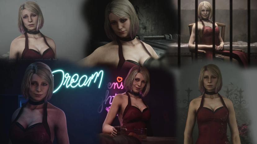 María hace cosplay de Ada addon