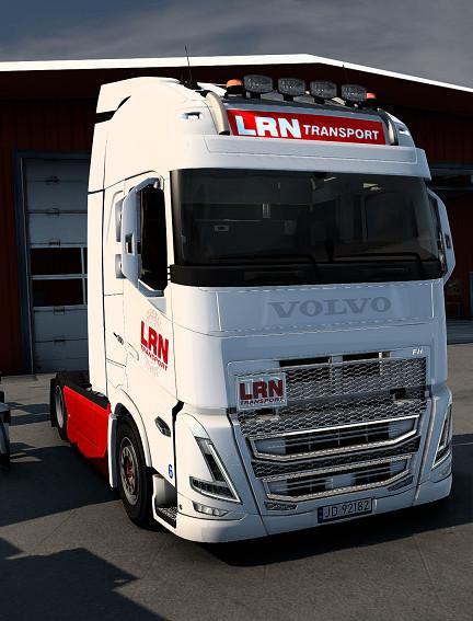 Volvo FH5 LRN Transport Скин addon