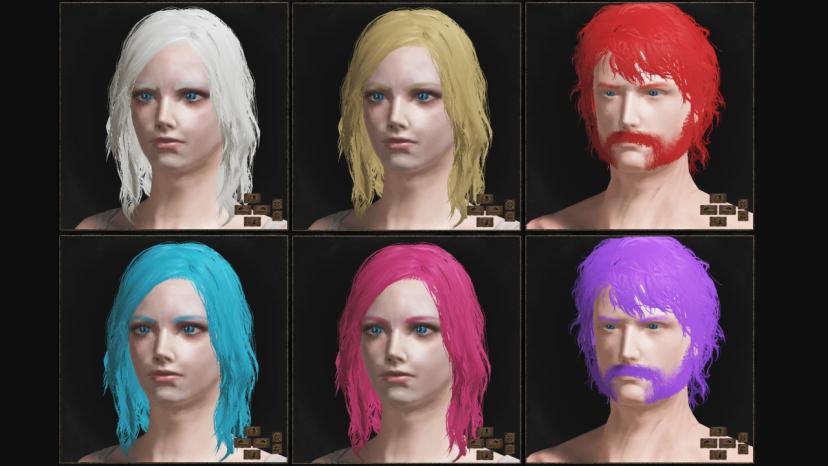Best Hair Colors and Best Beards for Mod Engine addon