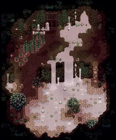 Modificação da Caverna da Fazenda de Águas Termais addon