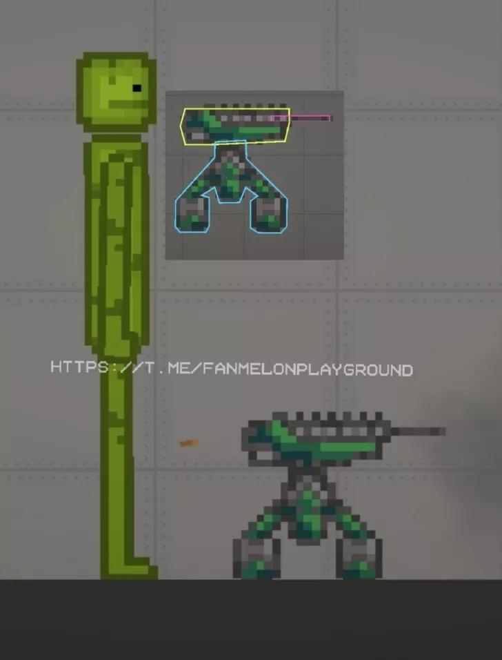 Green Tower for Melon Playground addon