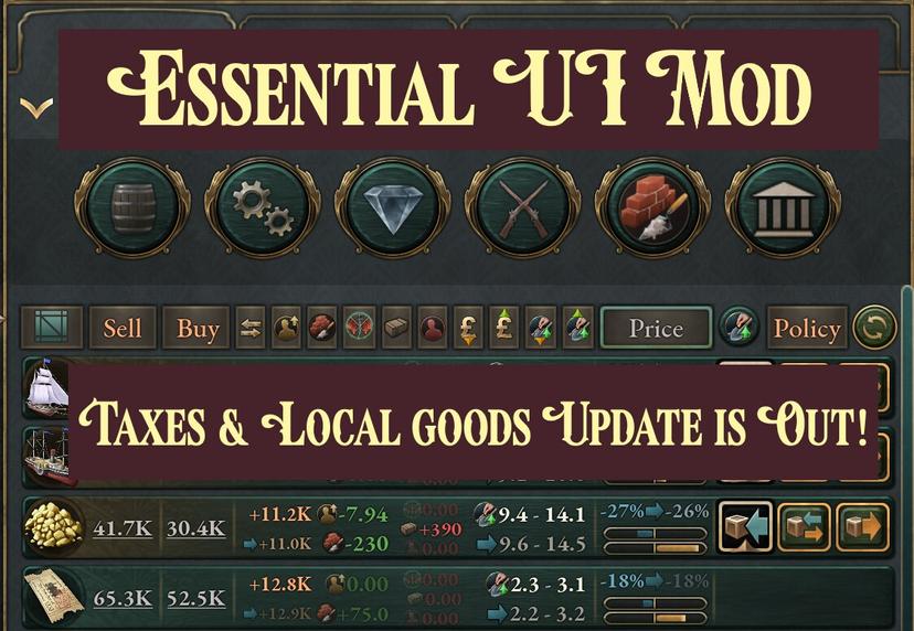 Essential UI/Mod addon