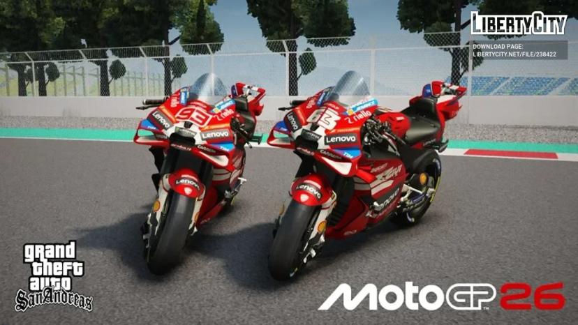 [MotoGP26] Ducati Lenovo Team мод addon