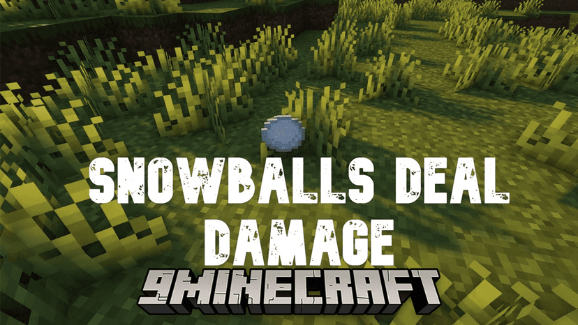 Damage Snowball Datapack (1.20.2, 1.19.4) - Frost Fury Unleashed! addon