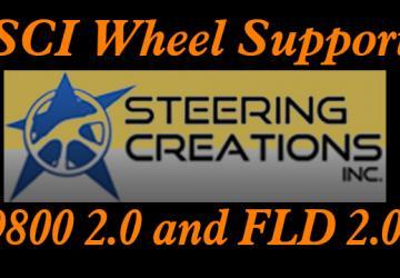 Modified SCI steering wheel with support for 9800 and FLD addon