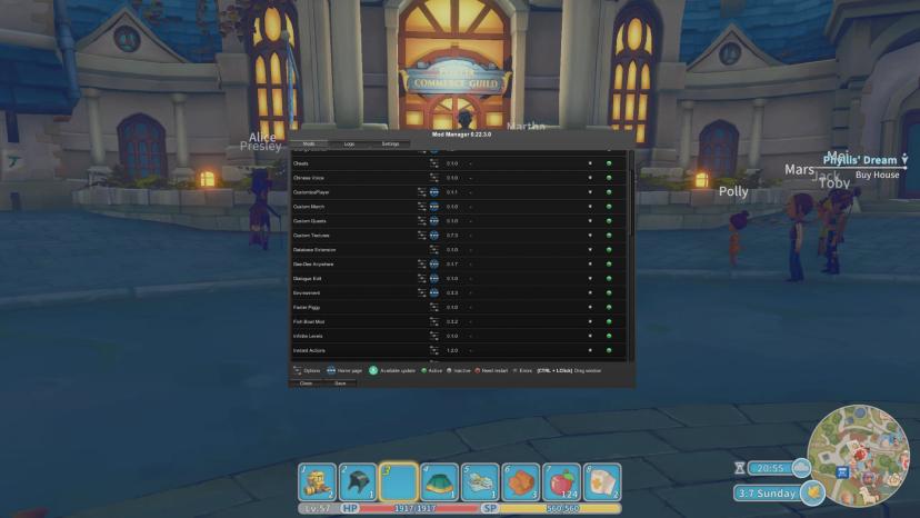 Freezing the UMM chamber addon
